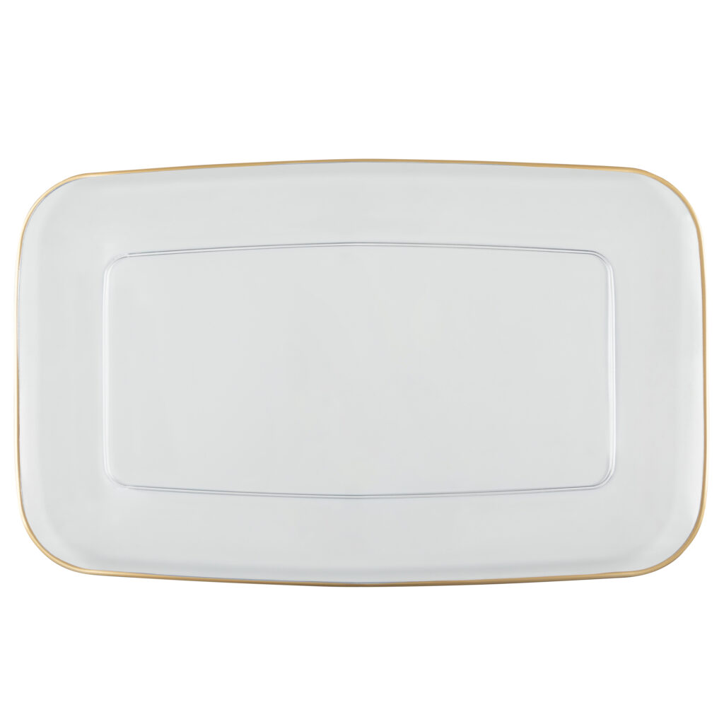 11"x18" Tray Clr/G Organic 2pk