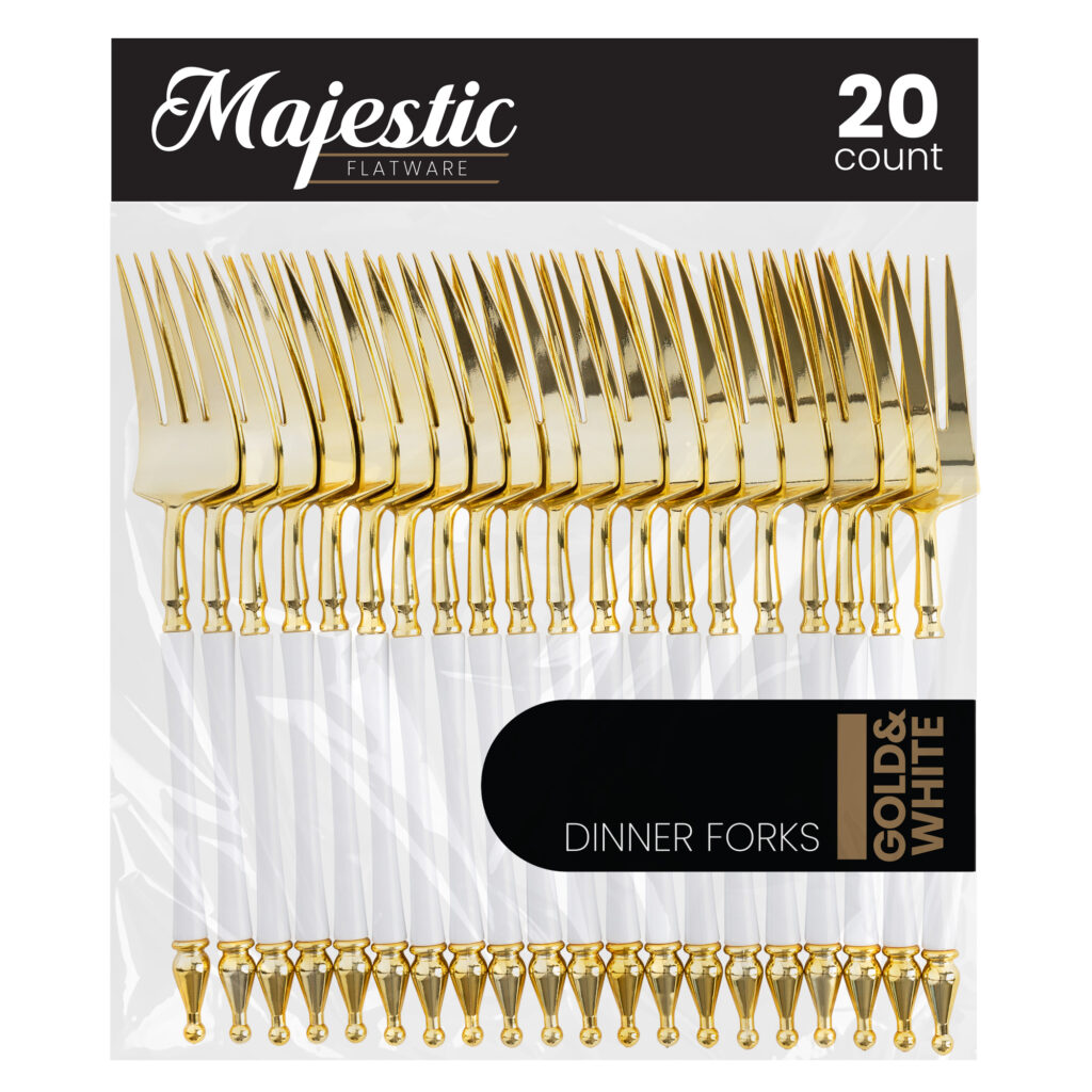 Majestic Wht/ Gld Dinner Frk20