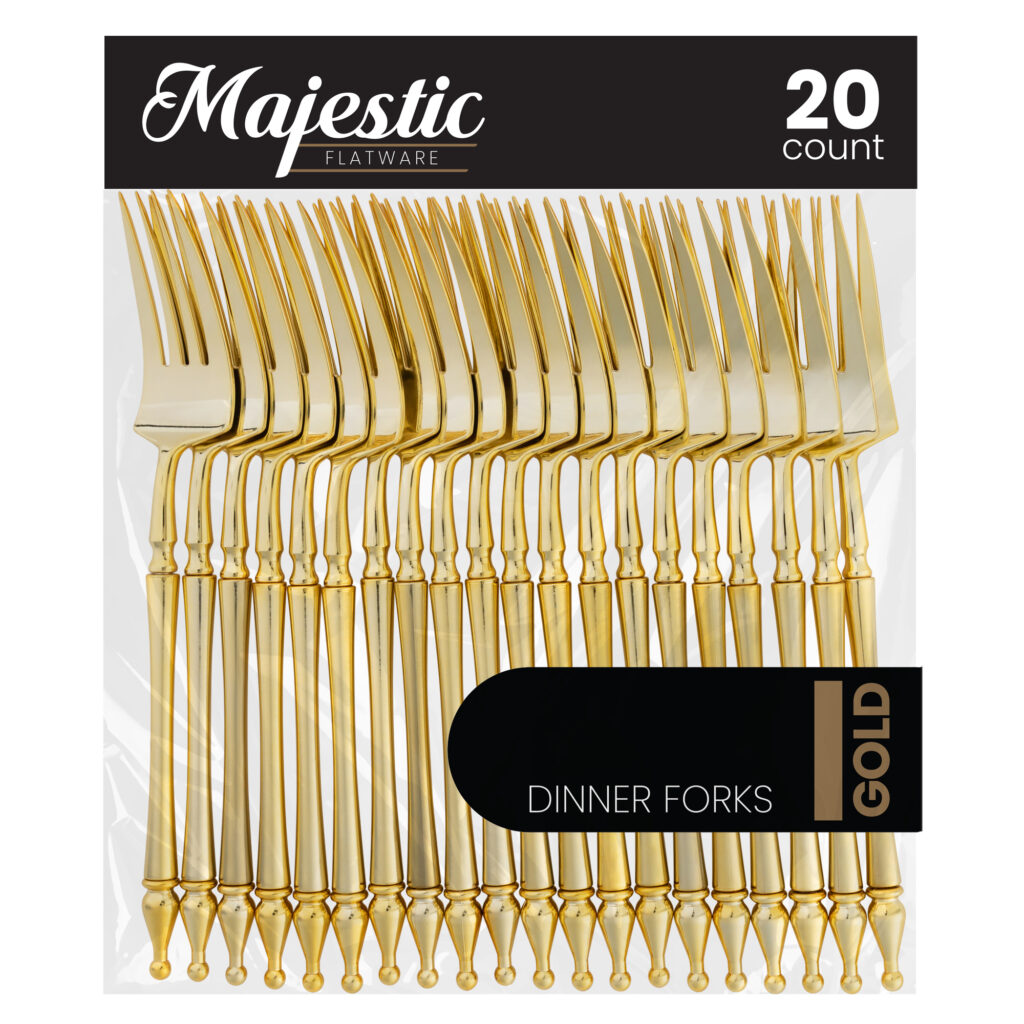Majestic Gold Dinner Fork 20ct