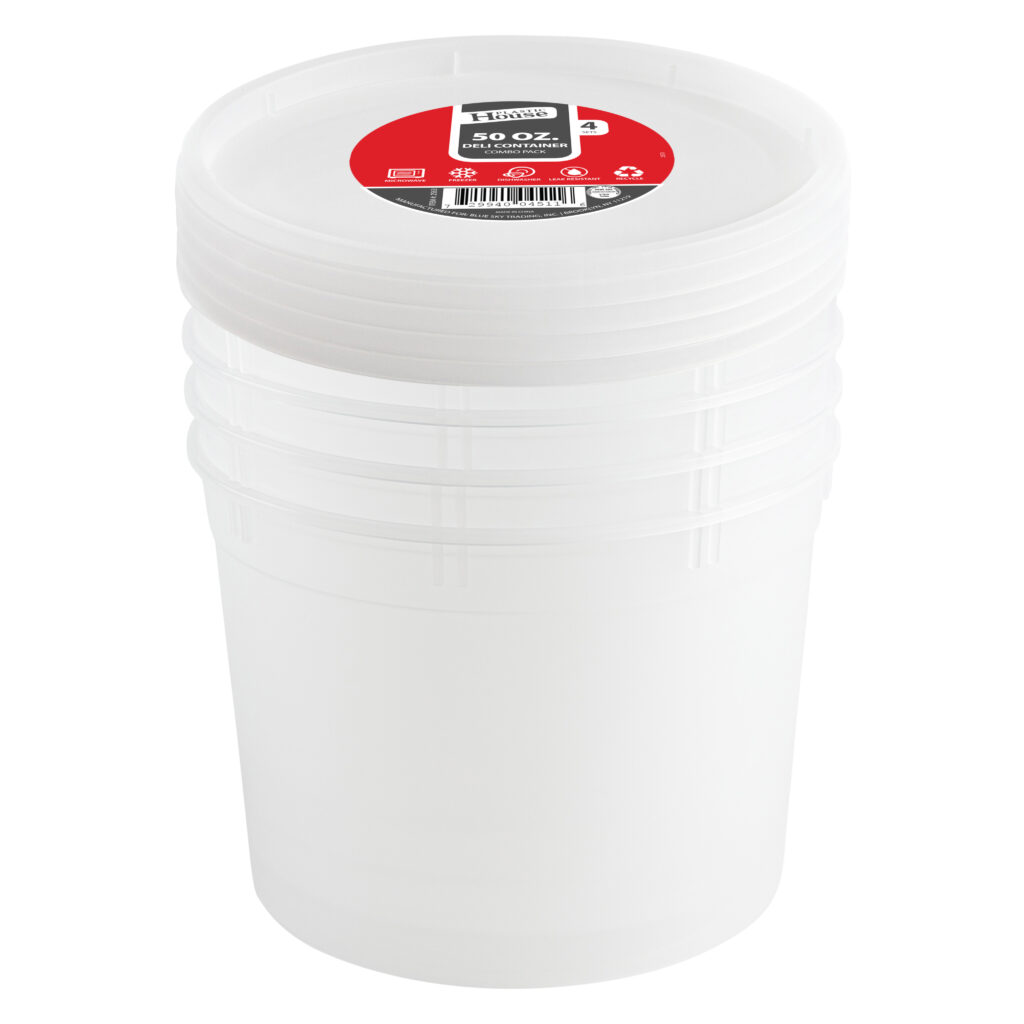 Disposable Container 50oz 4ct