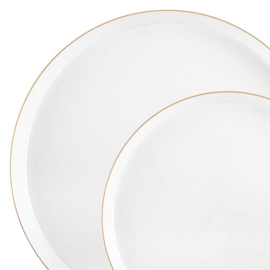 Sharp 5.5" 10c White GOLD RIM