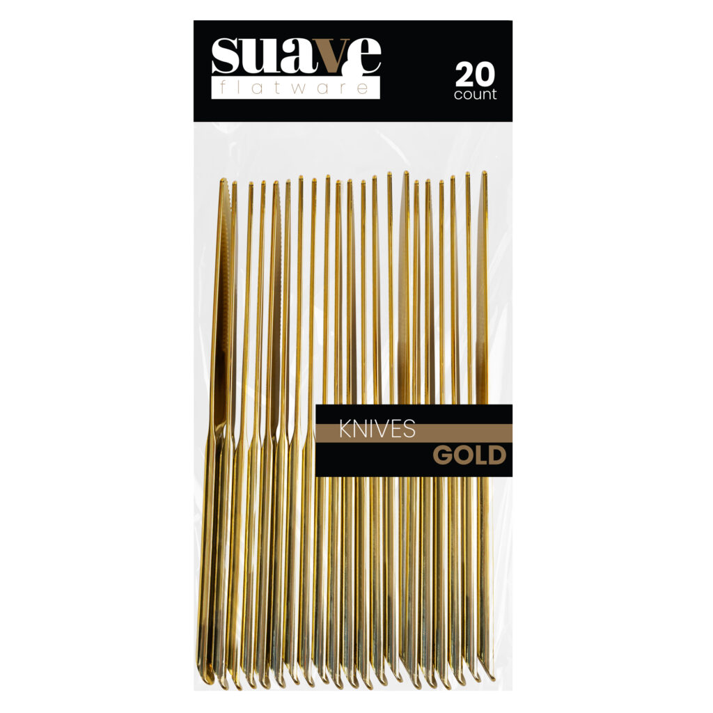 Suave Gold Knife 20ct