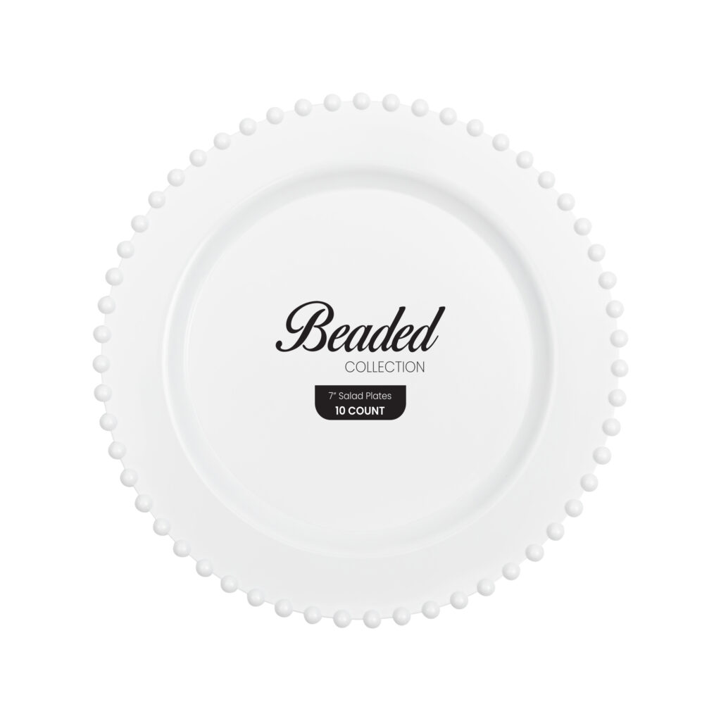 Beaded White 7" 10ct