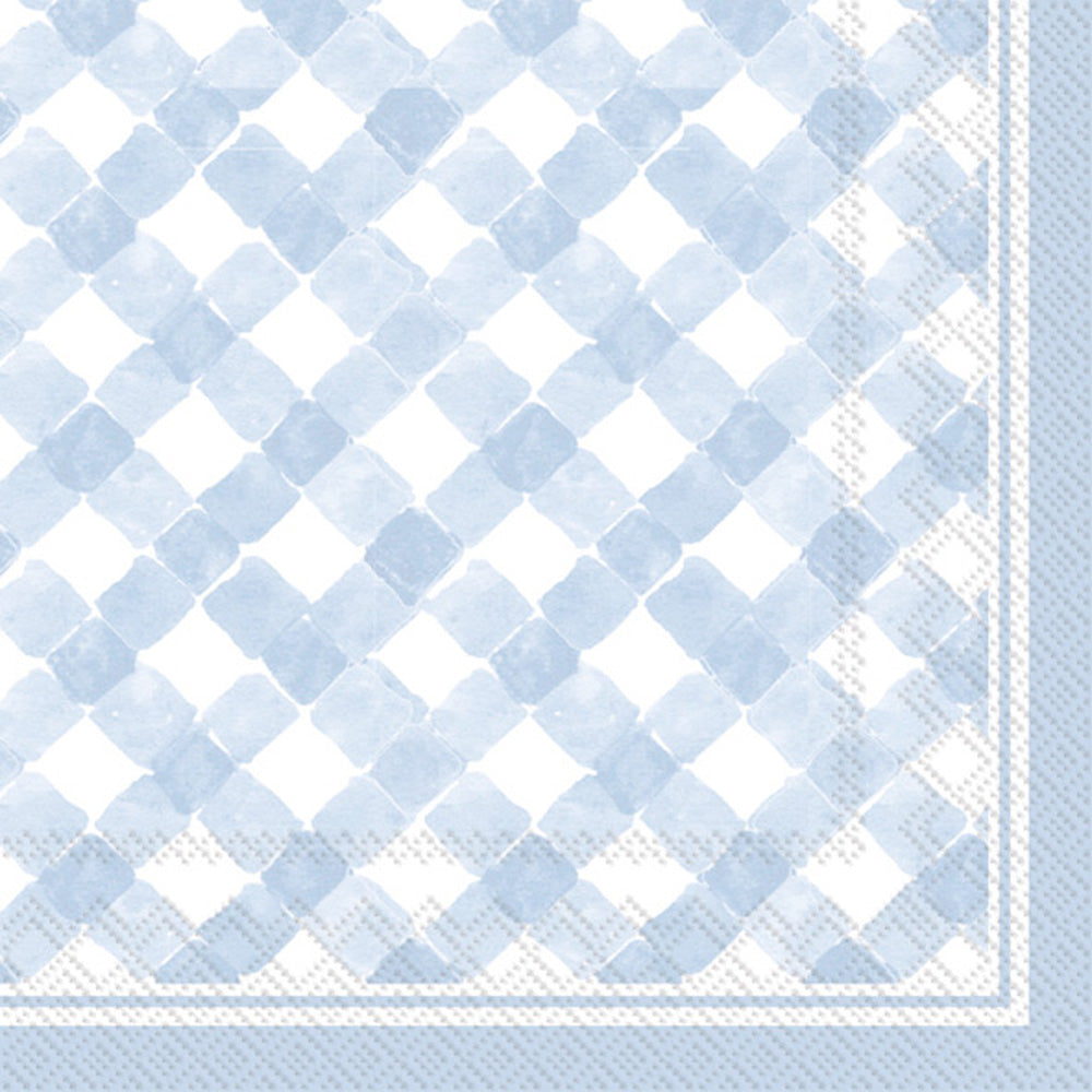 Gingham light blue CN 20ct