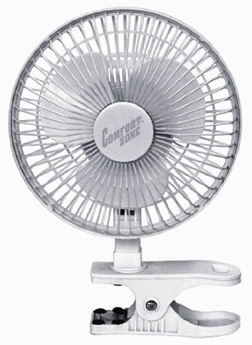 Clip On Fan 6" White  CZ