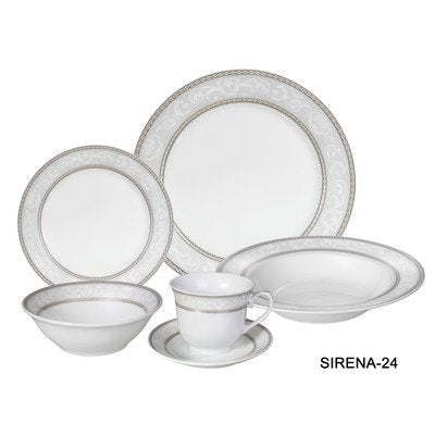 Sirena 24pc Set/4 Silver '401