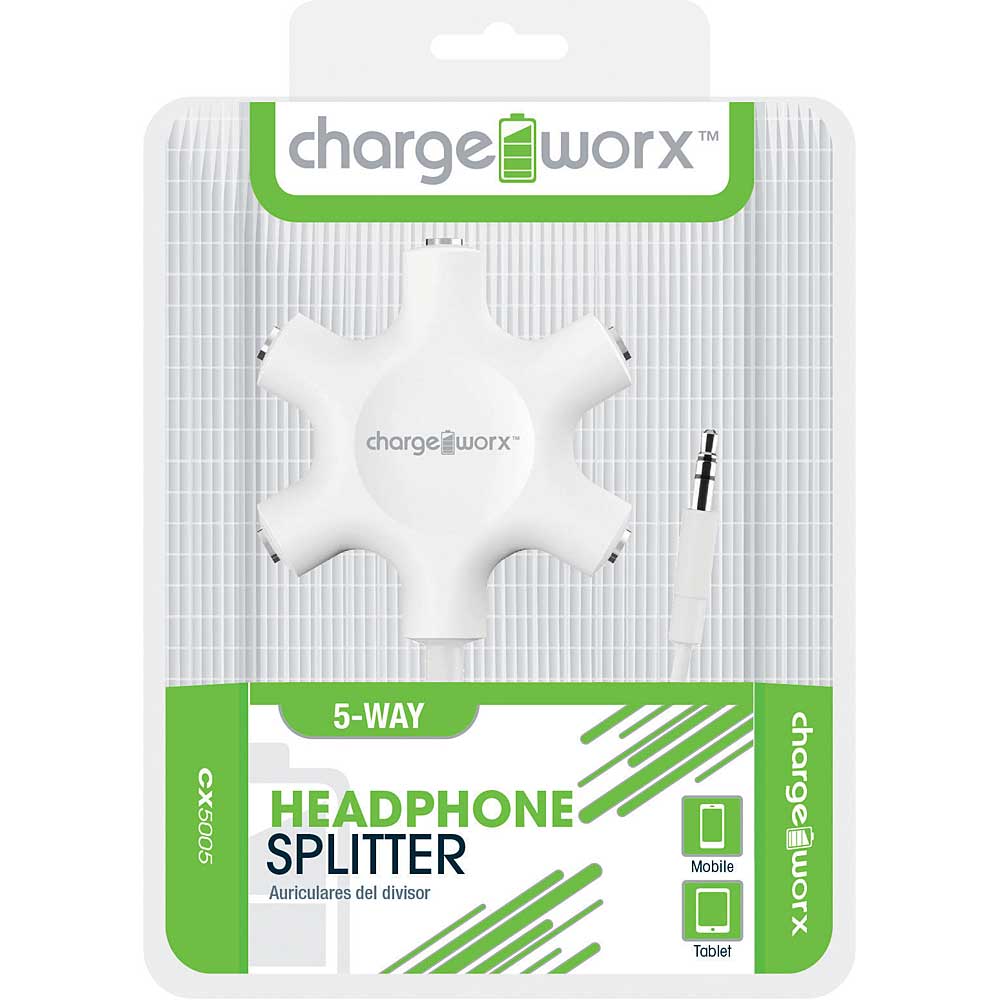 Headphone Splitter 5-Way Keych