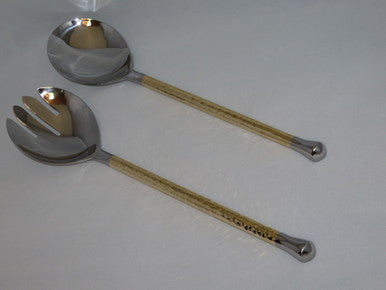 Pateesh Hammered 2pc Salad GLD