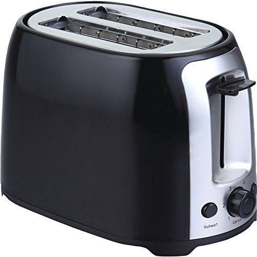 Toaster 2-Slice Black Brentwoo