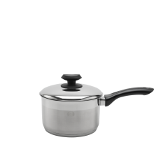 2.5qt SS Saucepan YBM Black