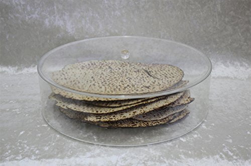 Matzoh Box Round Lucite 14"