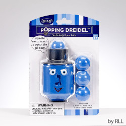 Popping Dreidel w/4 Foam Balls