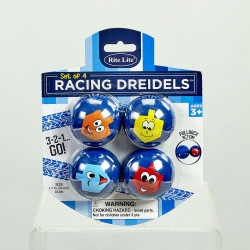 Chanukah Racing Dreidels, S/4