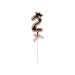 Cake Topper Rose Gold #0