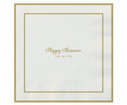 Passover Gold Napkin 20ct