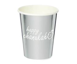 Dreidel Silver Foil Paper Cups