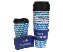 Chanukah Hot Cups 16oz 8ct