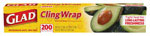 Glad Cling Wrap 200sq. Feet