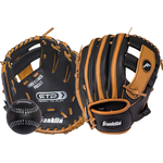 Glove 9"+T-Ball - Black/Tan
