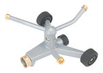 Sprinkler 3-Arm Metal Wheeled