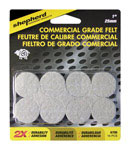 Felt Pads 1" Commercial 16ct