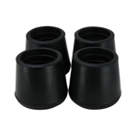 Rubber Leg Tip 1" Black