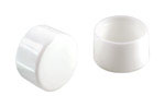 Plastic Leg Tip 1-1/8" White