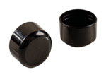 Plastic Leg Tip 1.25" Black