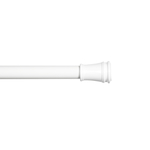 Tension Rod 5/8 White 28-48