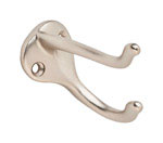 Hook Coat & Hat Satin Nickel