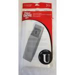 Vac Bag Dirt Devil 'U' 3ct