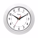 Wall Clock 8" White Equity