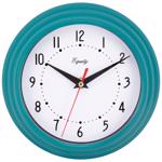 Wall Clock 8" Teal Blue Equity