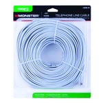 Modular Line Cord 100' White M