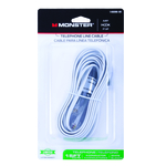 Modular Line Cord 15' White Mo
