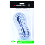 Modular Line Cord 25' White Mo