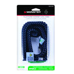 Coil Cord 25' Black - Monster