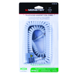Coil Cord 25' White - Monster