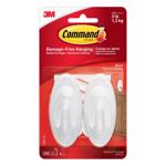 Command Color Hook Med White