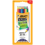 Color Pencil Erasable 8ct. Bic