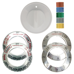 Electric Range Oven Knob White