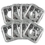 Foil Burner Bib SQR Gas 8ct RK