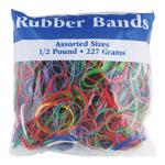 Rubber Band Astd Sizes 0.5 Lb