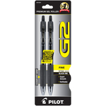 Pilot G2 Black Fine Point 2ct