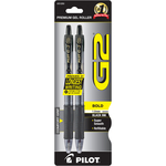 Pilot 1.0mm Bold Black 2 pk