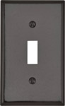 Switch Plate 1 Gang Brown