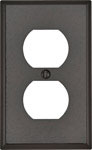 Outlet Wall Plate 1 Gang Brown