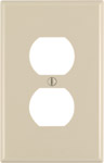 Receptacle Plate Duplex Ivory