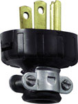 3 Prong Vinyl Grounding Plug
