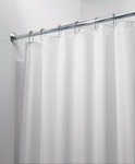 Fabric Shower Liner White